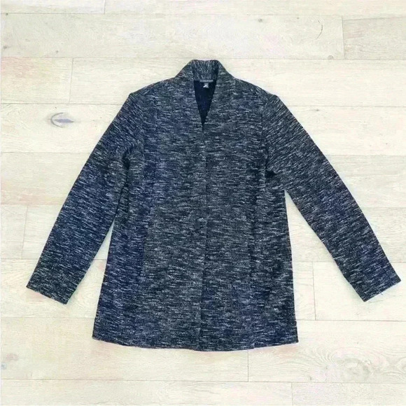 NWOT Eileen Fisher Collarless 1 Button Jacket - 100% Exclusive Bloomingdale Sz M - Picture 7 of 9